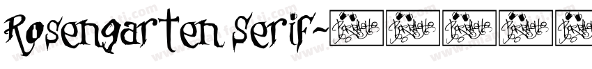 Rosengarten Serif字体转换